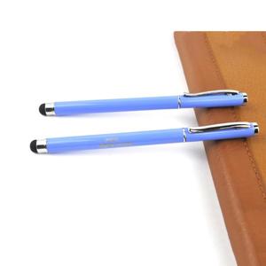 Hotel Business Gift Red White <b>Blue</b> Color Press Metal <b>Pen</b> with Gold Clip - Product Image 5