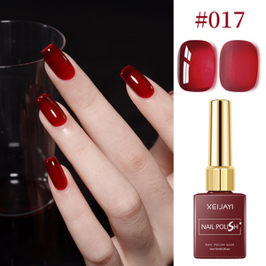Vernis à ongles en gel rouge de 15 ml, série rouge, vernis à ongles en gel <span class=keywords><strong>semi</strong></span>-permanent UV, rouge de Noël pour manucure, vernis UV LED à retirer par trempage - Product Image 4