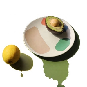 Bộ Đồ Ăn Tròn Sang Trọng Bán Sỉ 10 Inch Với Đĩa Sợi Tre Bộ Đồ Ăn - Product Image 2