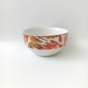 Juegos de platos de cena de Otoño de porcelana fina con calcomanía completa Hoja de arce y <span class=keywords><strong>espino</strong></span> - Product Image 5