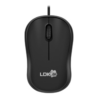 Souris optique filaire USB OEM, mini, économique, pour le bureau, la maison, avec rétroéclairage RGB, ergonomique