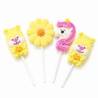 Vente en gros de bonbons gélifiés licorne fleur de guimauve, sucettes fruitées, bonbons de Noël, fabricant sur mesure, TIK TOK BRC