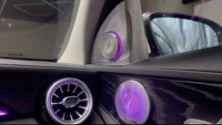Kit de mise à niveau de l'éclairage ambiant à 64 couleurs W205 pour Mercedes-Benz Classe C C300 C43 C63 GLC X253 Accessoires d'éclairage LED intérieur Garniture