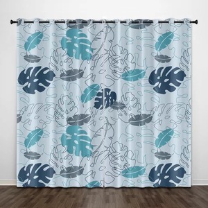 Cortinas Romanas de Lujo al por Mayor, Estilo Europeo, Impresión Digital Personalizada, 100% Poliéster, Estampado Floral, Cortinas Opacas - Product Image 2