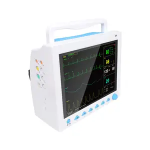 Monitor multiparámetro para pacientes, dispositivo de emergencia para hospital, con pantalla táctil, CONTEC CMS8000