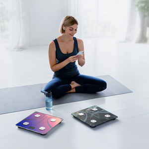 घरेलू स्मार्ट बॉडी फैट स्केल वजन स्केल डिजिटल स्केल बॉडी संरचना विश्लेषक घरेलू आयताकार व्यक्तिगत पैमाने - Product Image 5