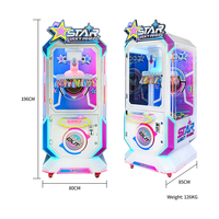Console de jeu d'arcade japonaise Naughty Dog, machine à poupées personnalisée pour un joueur, à monnayeur, avec cadeau en métal trempé, version anglaise