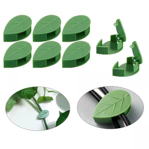 10 PCS Accessoires de jardin pour plantes, clips muraux en plastique en forme de feuille pour plantes grimpantes - Product Image 2