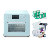 Mini four à sublimation 16L four multifonctionnel à transfert thermique 11oz 20oz machine universelle de presse à chaud machine à mug
