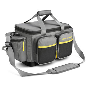 Fishing Tackle Bag Water-Resistant Storage Fishing Tackle Bag with Padded Shoulder Strap and Non-Slip Base