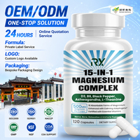 Capsules OEM 15-en-1 Complexe Vitamine B6 L-Théanine Ashwagandha Magnésium pour le Soutien Immunitaire et la Santé