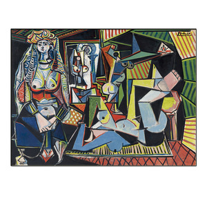 Reproducciones <span class=keywords><strong>de</strong></span> pinturas en lienzo Les Femmes D'Alger <span class=keywords><strong>de</strong></span> Pablo <span class=keywords><strong>Picasso</strong></span>, ilustraciones famosas, pósteres e impresiones artísticos en lienzo, imágenes artísticas <span class=keywords><strong>de</strong></span> pared - Product Image 5