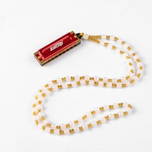 Harmonica diatonique orientale 8 trous 8 tons chromée portable pour débutants en Do DF8 Blues Harmonica - Product Image 4
