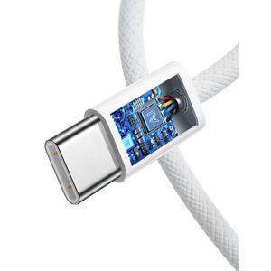 <span class=keywords><strong>Cable</strong></span> de Carga Rápida de 60W con Trenzado Reforzado para iPhone 17 Pro Max y iPad, con Puertos <span class=keywords><strong>USB</strong></span>-<span class=keywords><strong>C</strong></span> Duales, <span class=keywords><strong>Cable</strong></span> de Datos Desmontado de Grado Original - Product Image 4