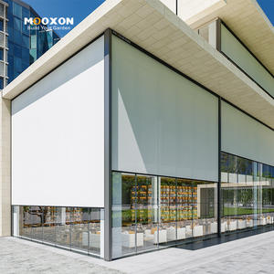 Persianas Motorizadas Exteriores <span class=keywords><strong>de</strong></span> Gran Tamaño, Impermeables, Resistentes a la Lluvia y a los Rayos UV, Opacas, Hechas a Medida <span class=keywords><strong>para</strong></span> <span class=keywords><strong>Terraza</strong></span> <span class=keywords><strong>de</strong></span> Jardín - Product Image 3