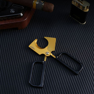 JIFENG JF-J77 Taglia Sigari in Metallo Cromato Argento di Alta Qualità con Logo Personalizzato Lama Affilata Confezione Regalo - Product Image 2