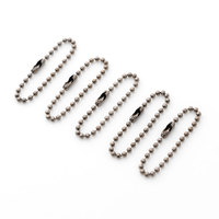 Vente en gros de porte-clés classique tendance, accessoires de chaîne de perles de fer, pendentif, bille roulante, pièces de sac spéciales, accessoires