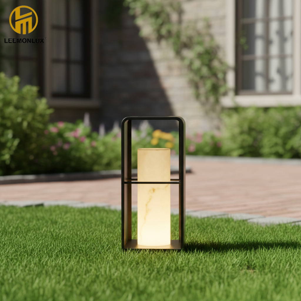 Outdoor Garden Landscape Solar LED Lights IP65 Waterproof Stainless Steel DC Lawn Lights with 3000K Warm White Light