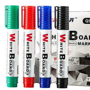 Marqueurs pour tableau blanc VCW personnalisables, pointe fine, faible odeur, effaçables à <span class=keywords><strong>sec</strong></span> et à l'eau, pointe bille, non toxiques, respectueux de l'environnement - Product Image 1