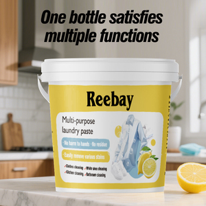Pâte à lessive naturelle à l'huile de coco, nettoyage en profondeur, antimicrobienne, formule douce, crème à lessive écologique - Product Image 3