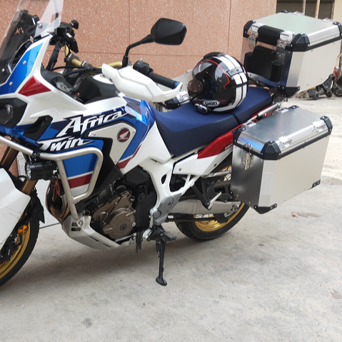 Оптовая продажа 36Л алюминиевая боковая коробка багажника мотоцикла для Honda Africa Twin CRF1000