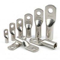 Cosse de câble en cuivre à long baril Garantie de 5 ans Connecteur de câble à sertir avec cosse et type d'épissure de trou de boulon