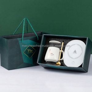 Set de Regalo de Cumpleaños, Taza de Vidrio Inteligente con Calefacción y Control de Temperatura, Personalizada con Logotipo, Impresión en Serigrafía, Taza Eléctrica de 55°C - Product Image 2