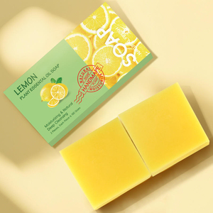 Jabón Artesanal de Ácido Kójico y Limón con Vitamina C, <span class=keywords><strong>Exfoliante</strong></span> Facial y <span class=keywords><strong>Corporal</strong></span> Antiacné, Blanqueador con Cúrcuma para una Limpieza Eficaz de la Piel - Product Image 3