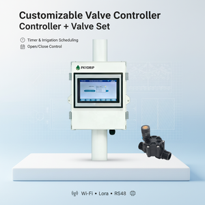 Vanne solénoïde intelligente à zones pour irrigation <span class=keywords><strong>goutte</strong></span> à <span class=keywords><strong>goutte</strong></span> agricole 24V, filetage interne en nylon noir, pour jardin moderne, serre et terres agricoles - Product Image 2