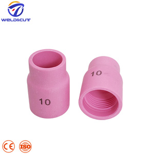 Buse à lentille de gaz TIG 54N16SW # 6 3/8 pouces 9,5 mm en alumine refroidie au gaz <span class=keywords><strong>pour</strong></span> torche WP-17 18 26, 10 pièces - Product Image 6