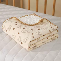 Nouveau modèle de bavoir pour bébé, respirant et chaud, doux, couverture de sieste apaisante pour bébé