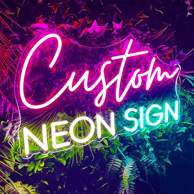 110v Led Neon Flex Custom Personalized Neon Sign for Wedding Sign