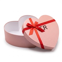 Boîte rigide de forme irrégulière personnalisée, emballage de boîte rigide, boîtes en papier en forme de cœur faites à la main pour mariage, anniversaire et cadeaux de boutique