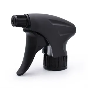 Factory Wholesale 28/410 Plastic Hand Black Plastic Trigger Sprayer Pump Cap For Sale