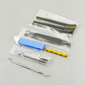 Air <b>Spray</b> Gun Cleaning Tool <b>Set</b> 35Pcs Metal Brush Kit For Airbrush Maintenance And Repair - Product Image 2