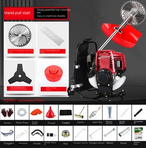 Cortacésped multifuncional de gasolina de cuatro tiempos tipo mochila, microcultivador agrícola pequeño, desmalezador, ablandador de suelo, desbrozadora - Product Image 4