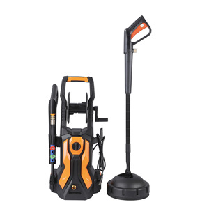 เครื่องฉีดน้ำแรงดันสูงไฟฟ้า 1500W+ สีส้ม แบบพกพา พร้อมสายยางและชุดหัวฉีด - Product Image 4