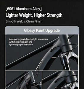 Vélo de montagne électrique puissant 48V en gros, conception tout-suspendue, roue magnétique à <span class=keywords><strong>3</strong></span> rayons, frein à disque hydraulique, vélo électrique sportif - Product Image 2