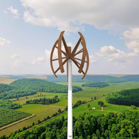 Générateur hybride vertical éolien et solaire 3000W Mini 48V 2KW 3KW 5KW Turbine éolienne 50KW Puissance nominale