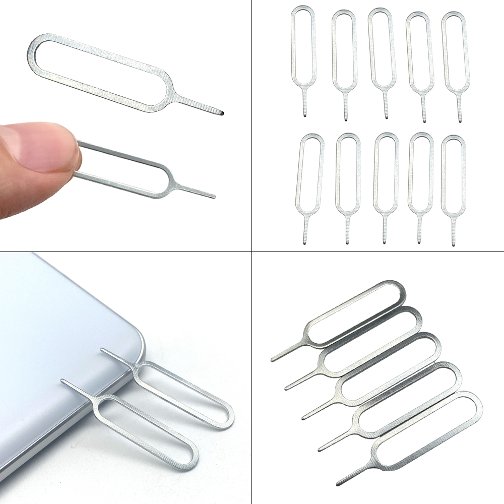 10pcs Universal Sim Card Tray Pin Ejecting Removal Needle Opener Ejector For Phone 7 6S 6 Plus 5 For Huawei For Xaomi