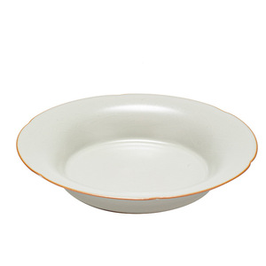 จานชาและขนมสำหรับใช้ในบ้าน ดีไซน์สวยงาม จานขนมทรงกลมเคลือบลายแตกแบบ Ru ware เหมาะสำหรับใส่กาน้ำชา - Product Image 5