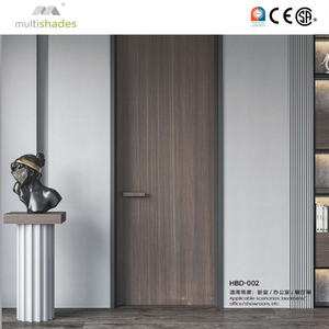 <span class=keywords><strong>Porte</strong></span> intérieure en bois massif multicouche de qualité supérieure avec isolation acoustique et intégration murale sans joint - Product Image 6