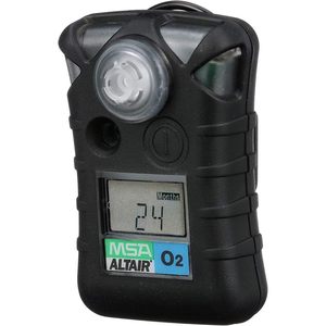 Détecteur de gaz unique MSA Altair O2, moniteur portable d'oxygène, noir, alimenté par batterie - Product Image 1