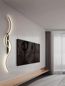 60cm 80cm 100cm LED Aluminum Wall Light Modern Long Strip for Bedroom Living Room Bedside Grille Decorative Lamp - Product Image 3