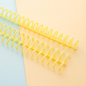 Lược ràng buộc Vòng vật tư văn phòng A4 Kích thước PP nhựa cuốn sách chất kết dính xoắn ốc CuộN Clip Nhiều màu Nhẫn - Product Image 5
