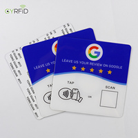 Vente en gros d'autocollants en acrylique NFC NTAG213 de 10 cm avec code QR, utilisables comme carte de visite, modèle DIAC100-G-QR, expédition immédiate