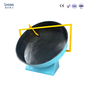 Granulateur à disque rotatif en acier inoxydable pour matières premières chimiques, granulation par pulvérisation semi-automatique - Product Image 1