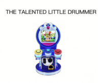 Animation Indoor Kids Machine à jeux vidéo en acier inoxydable Batteur Play Drum Console à pièces pour centres de divertissement