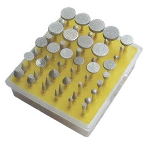 أدوات طحن ماسية، مجموعات لقم حفر صغيرة لنحت الحجر، ملحقات، لقم نقش مطلية كهربائياً للزجاج والحجر - Product Image 3