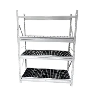 Sistema de cultivo hidrofonico Sistema de cultivo de granja micro verde de plástico móvil para lechuga y Chile con bandejas de Pvc y luces de cultivo - Product Image 4